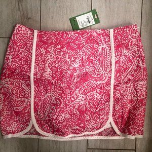 NWT Pink and White Lilly Pulitzer Skort